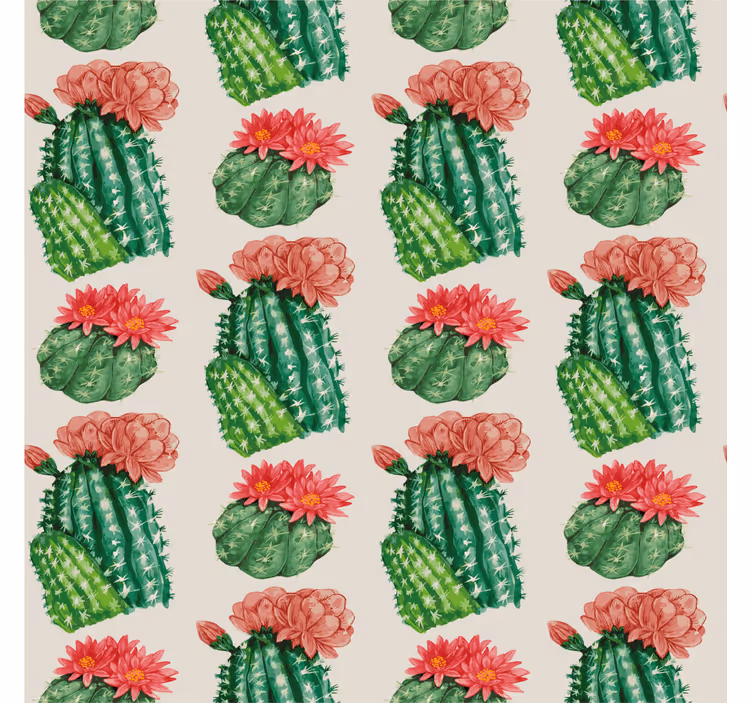 Desert floral cactus blind - TenStickers