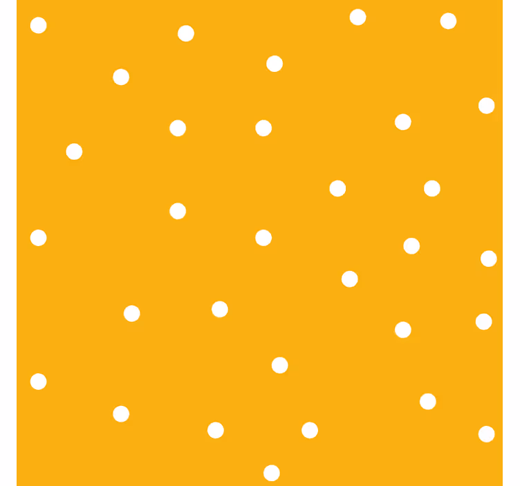 White dots pattern yellow roller blind - TenStickers