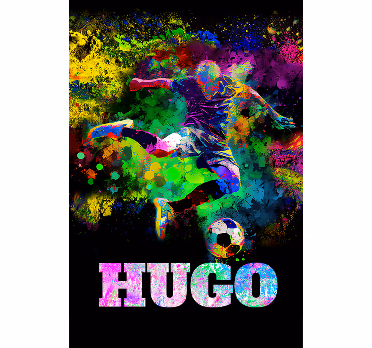 Colorful design soccer roller blind - TenStickers