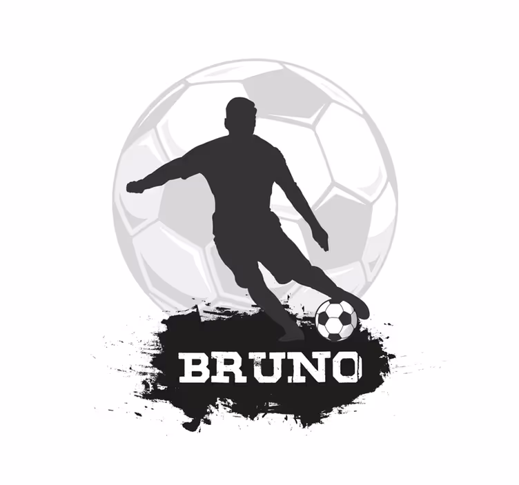Customisable football ball roller blind - TenStickers