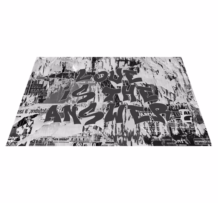 Placemat with quote live life to the fullest - TenStickers
