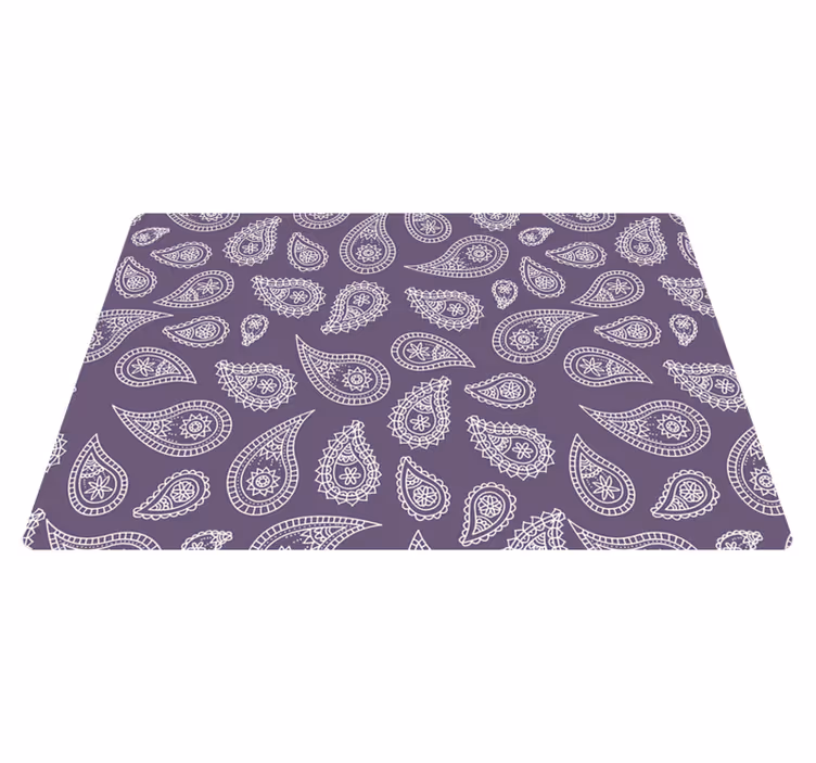 Original placemat with paisley pattern design - TenStickers