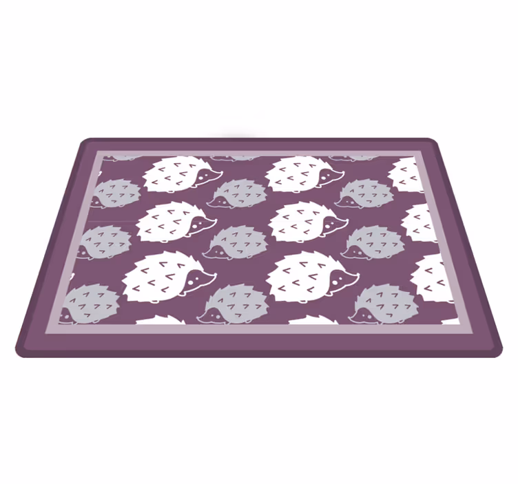 Original placemat with hedgehog texture - TenStickers