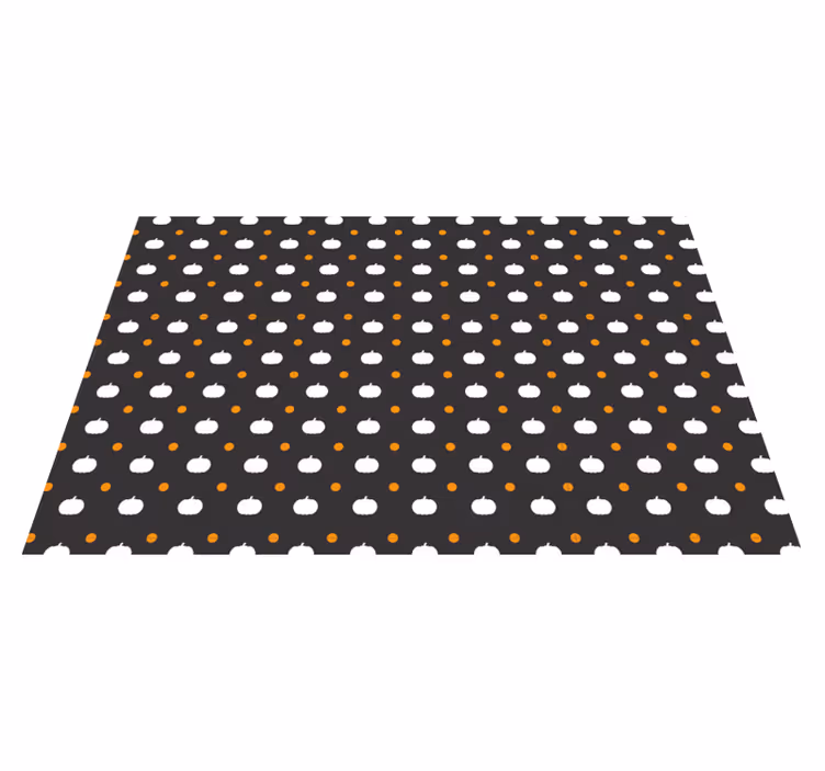 Halloween placemat with pumpkin patterned surface - TenStickers