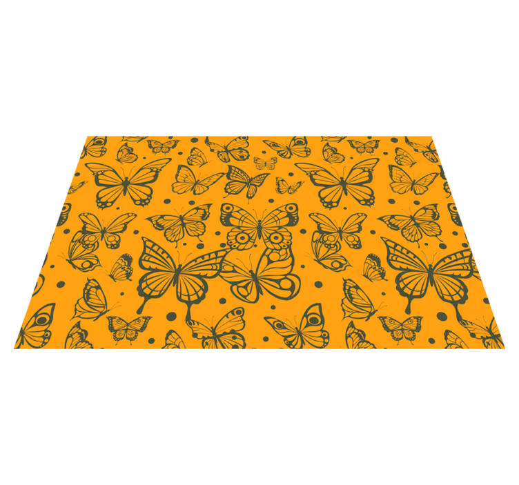 Original placemat butterfly pattern design - TenStickers