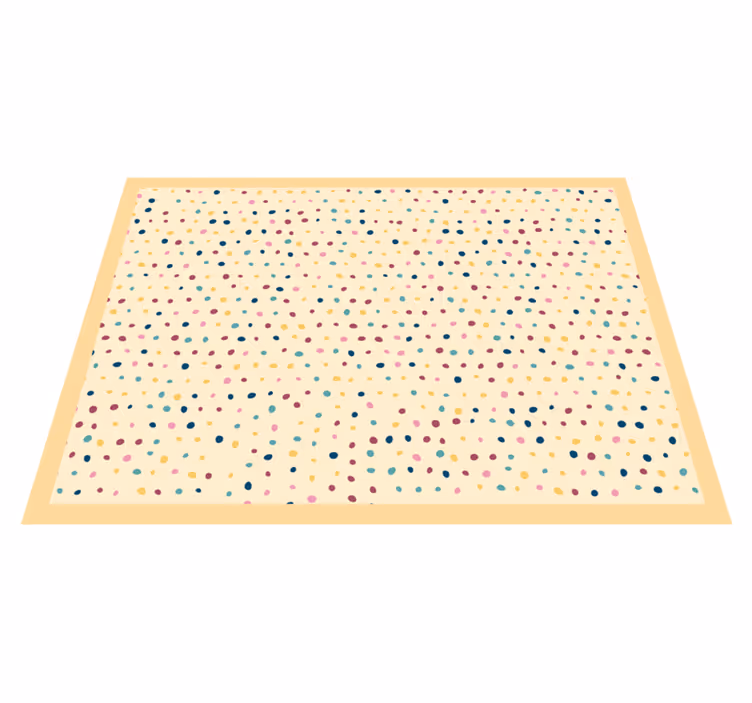 Polka dot pattern placemat - TenStickers
