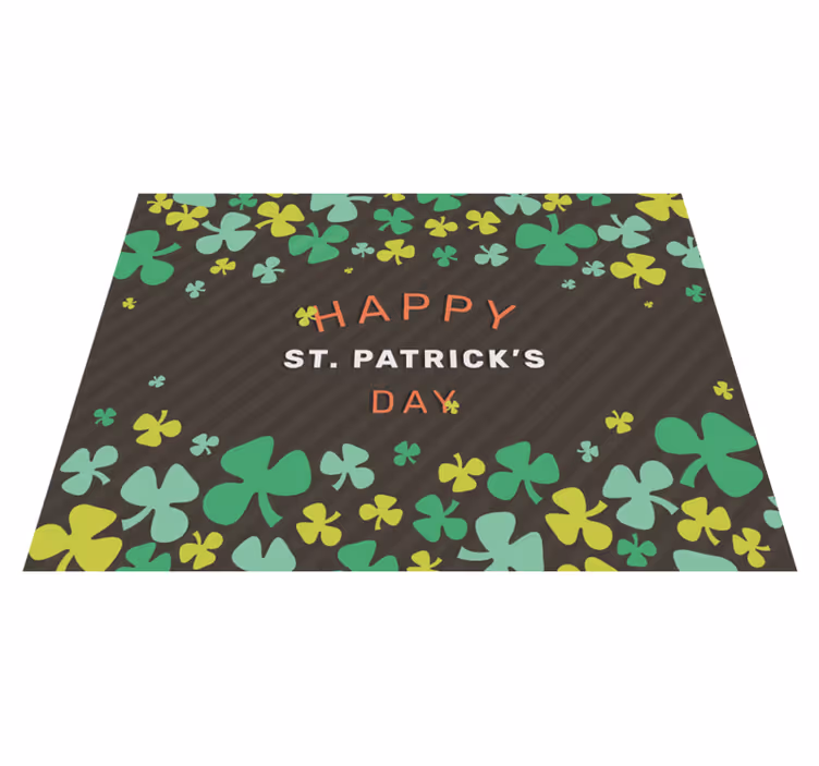 Happy St Patrick's day  original placemats - TenStickers