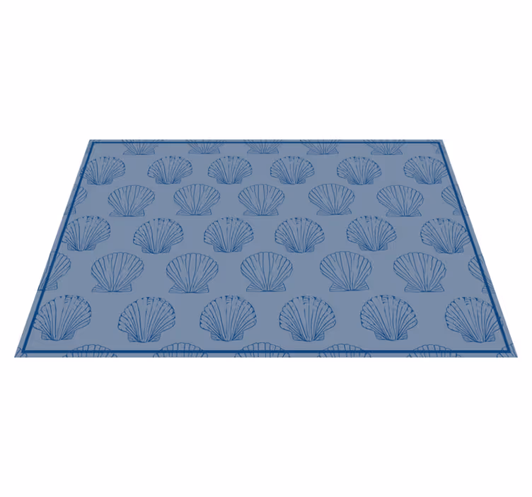Original placemat shell pattern elegance - TenStickers
