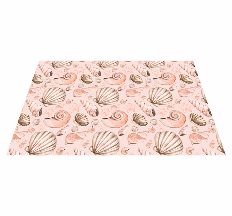 seashells vinyl placemats - TenStickers