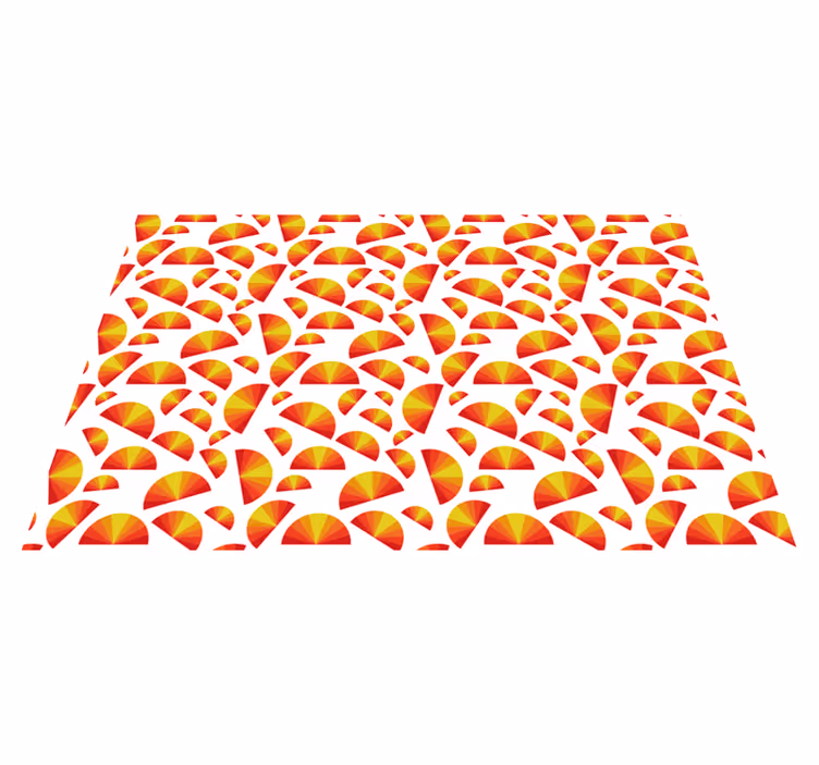 Original placemat with vibrant fan designs - TenStickers