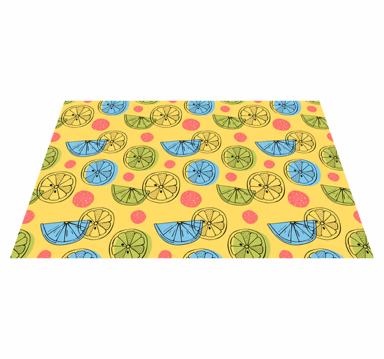 Original placemat citrus pattern background - TenStickers