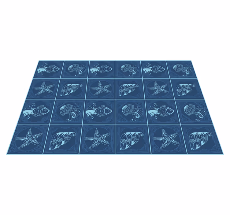 Original placemat nautical design pattern - TenStickers