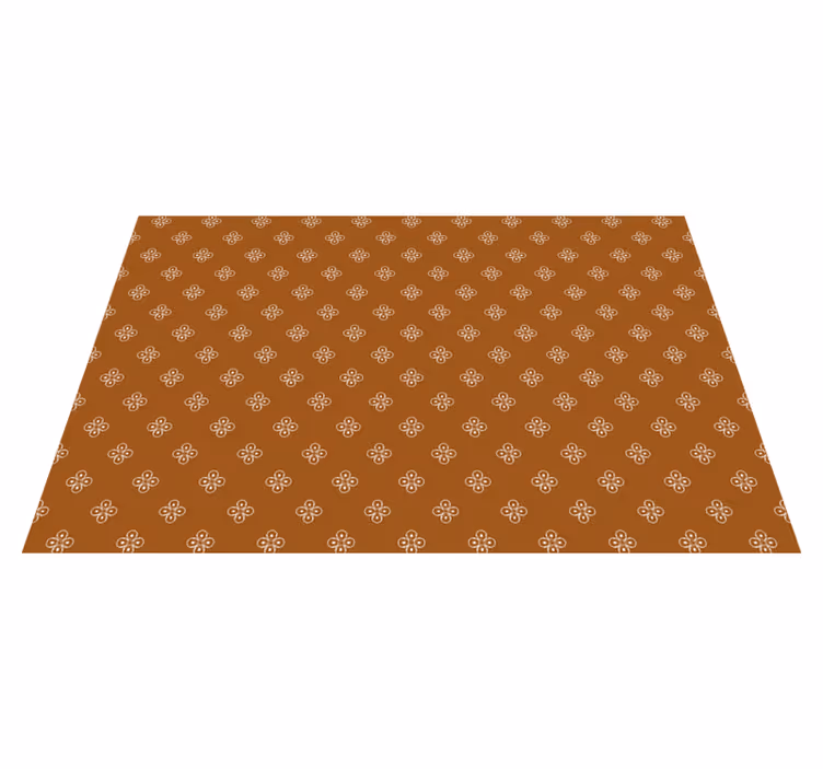 Elegant floral style placemat - TenStickers