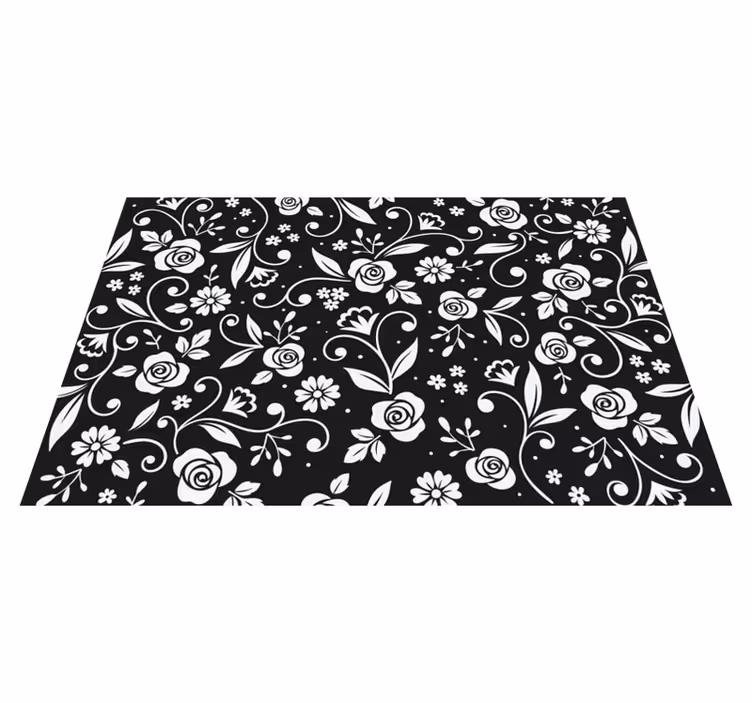 Placemat with botanical motif design - TenStickers