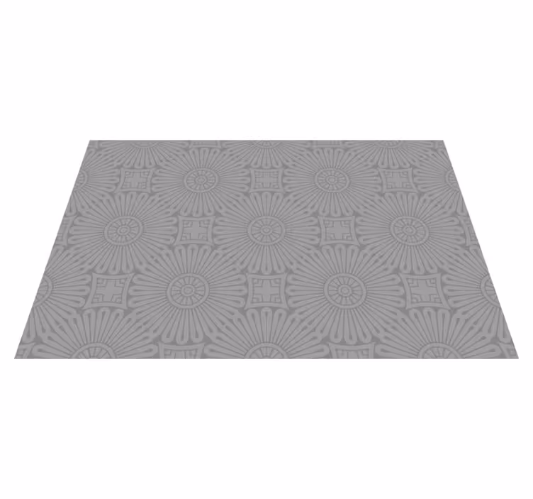 Textured grey finish placemat - TenStickers