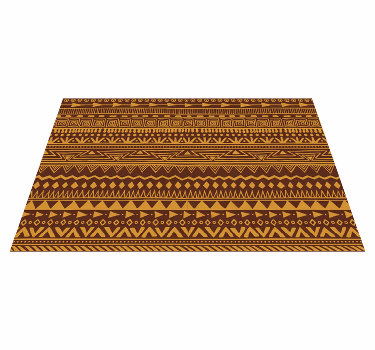 Placemat with geometric tribal design - TenStickers