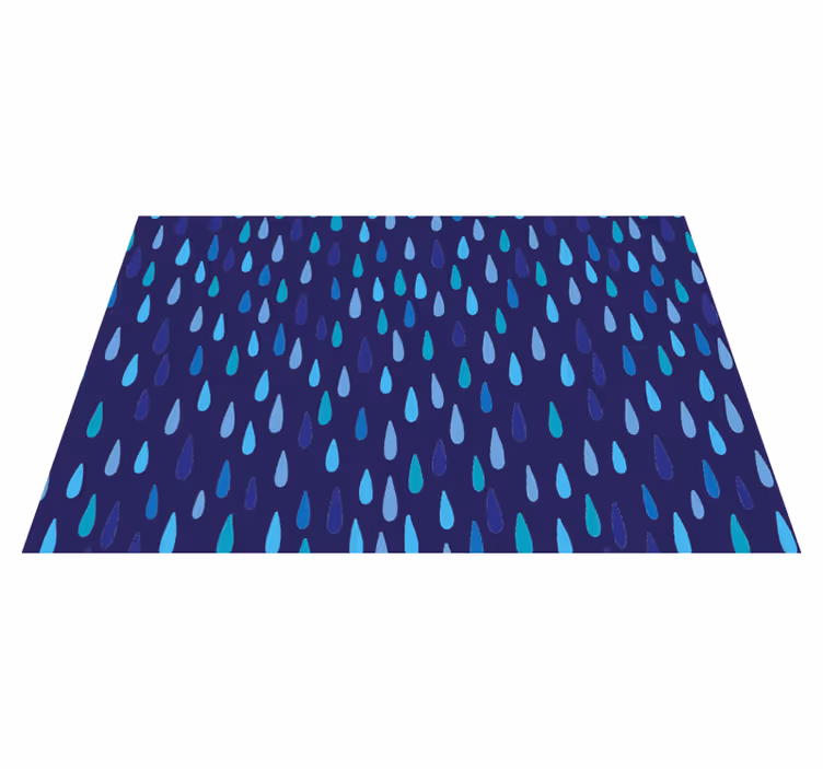 Irregular raindrop original placemats - TenStickers