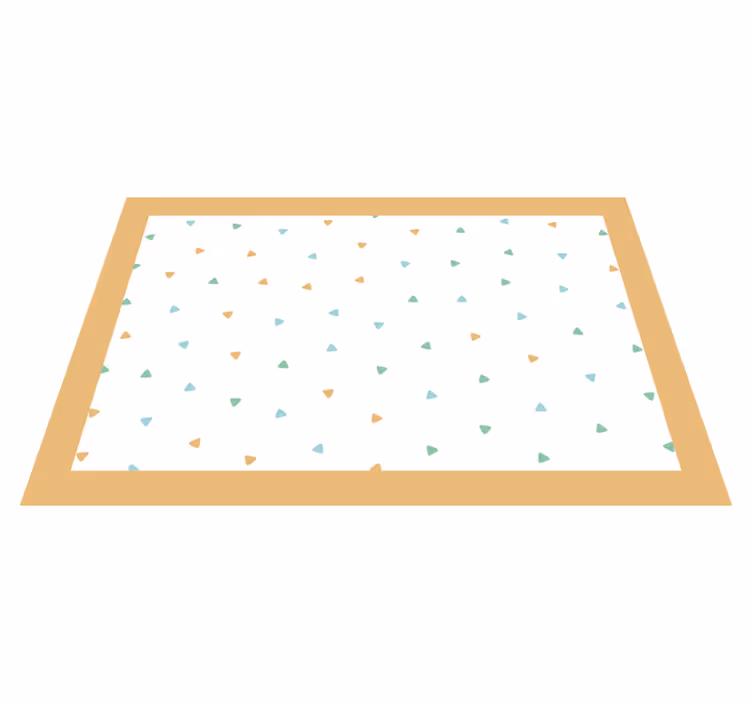 Minimalistic triangles original placemats - TenStickers