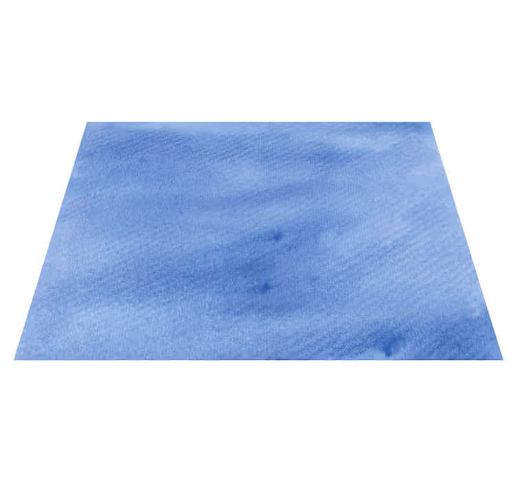 Blue hodgepodge round vinyl placemats - TenStickers
