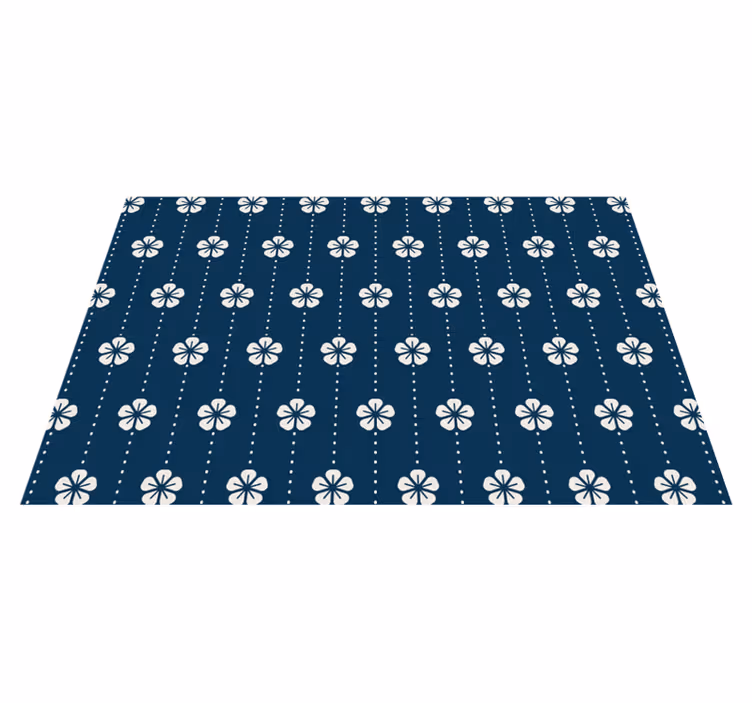 Original placemat floral pattern tabletop - TenStickers