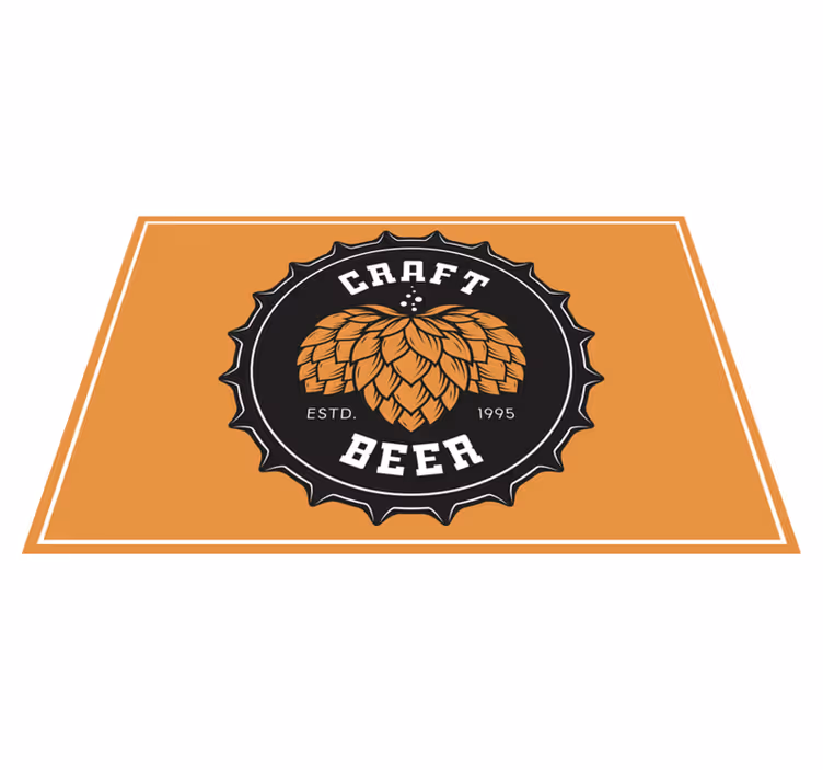 Original placemat craft beer emblem - TenStickers