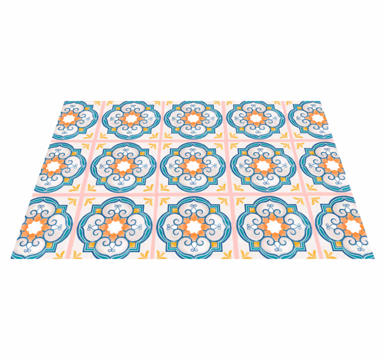 Original placemat vibrant botanical design - TenStickers