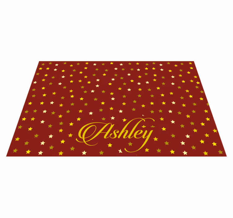 Customizable placemat starry personalized platter - TenStickers