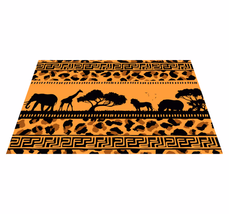 Original placemat animal silhouette design - TenStickers