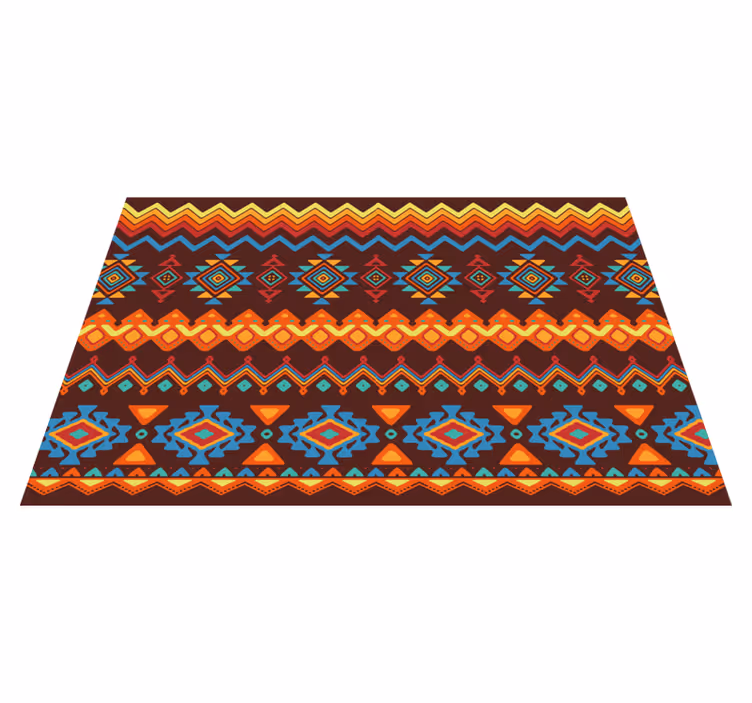 Original placemat lively geometric design - TenStickers