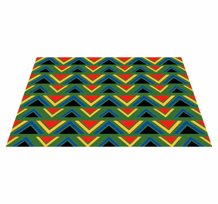 Original placemat in vibrant geometric design - TenStickers
