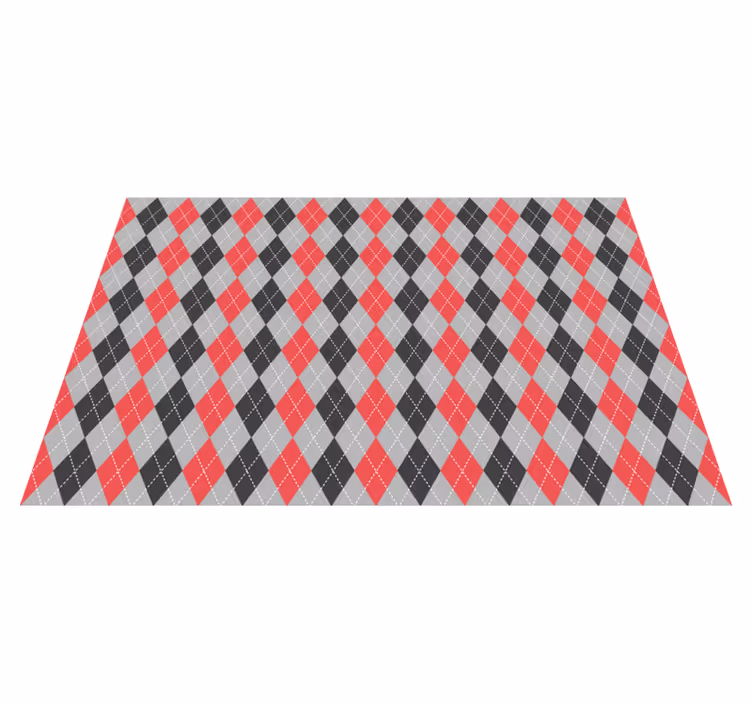 Placemat geometric argyle design - TenStickers