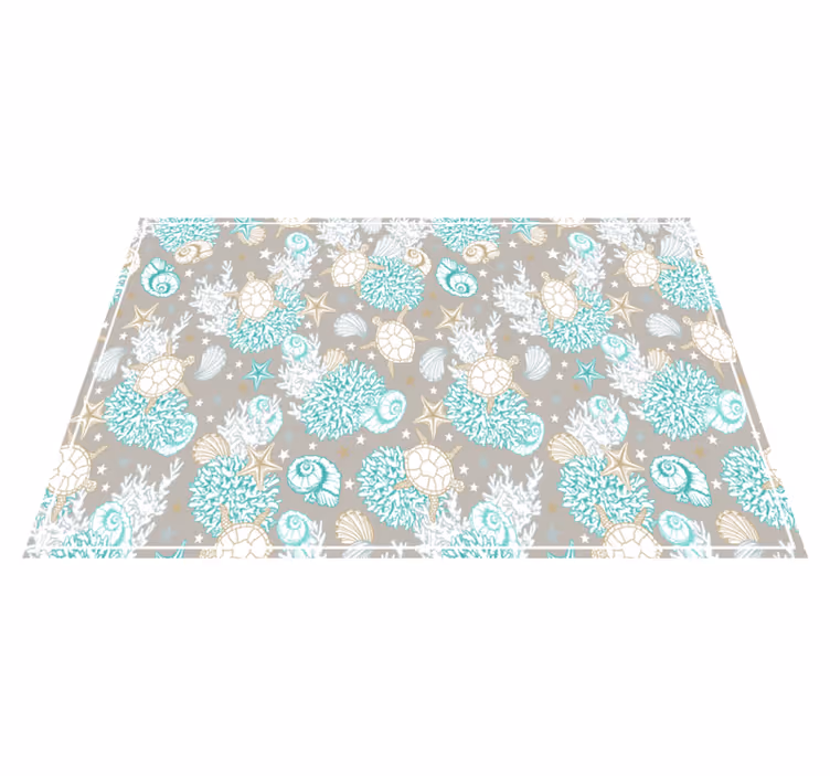 Original placemat with shell-patterned design - TenStickers
