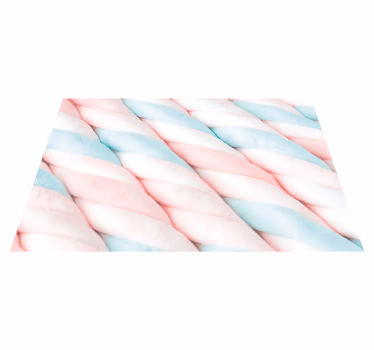 Marshmallow Vinyl placemats - TenStickers
