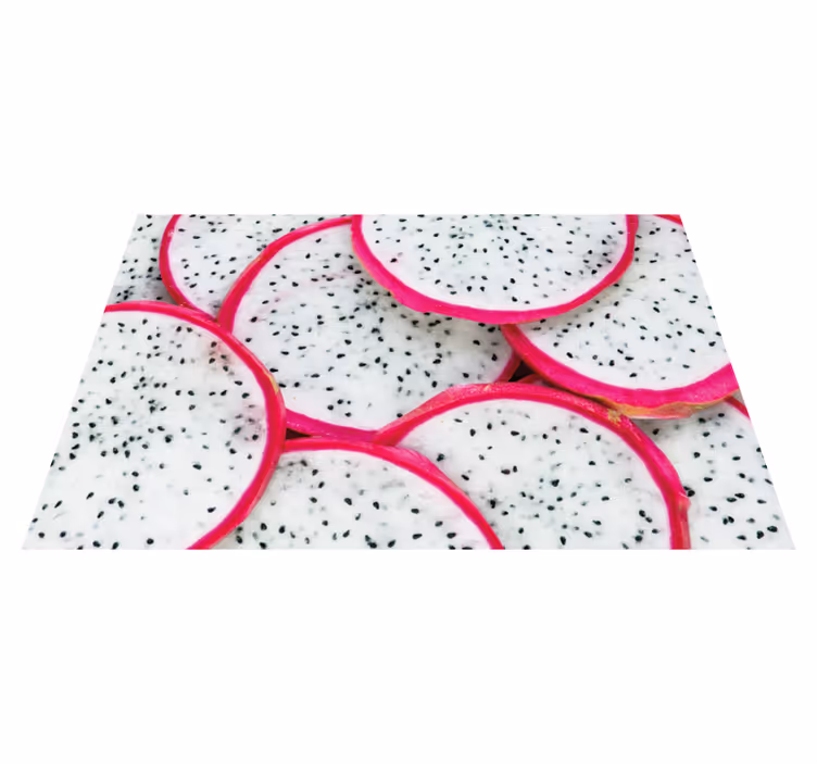 Original placemat dragon fruit slice - TenStickers