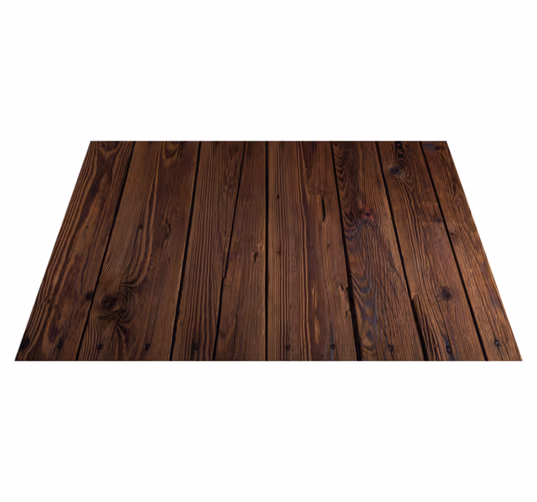 Dark brown wood textured placemats - TenStickers