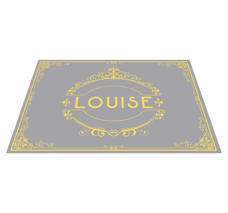 Customizable placemat with elegant name display - TenStickers