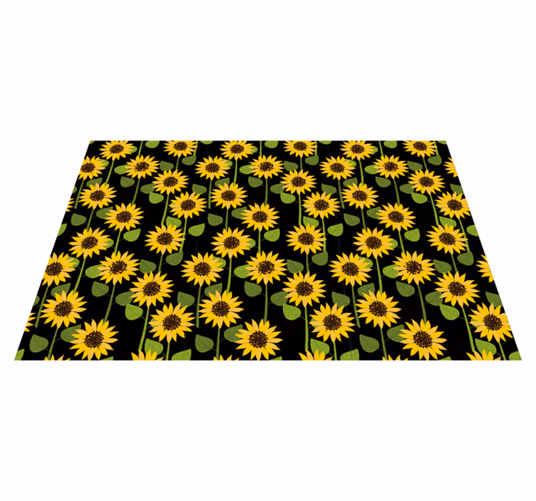 Original placemat sunflower patterned surface - TenStickers