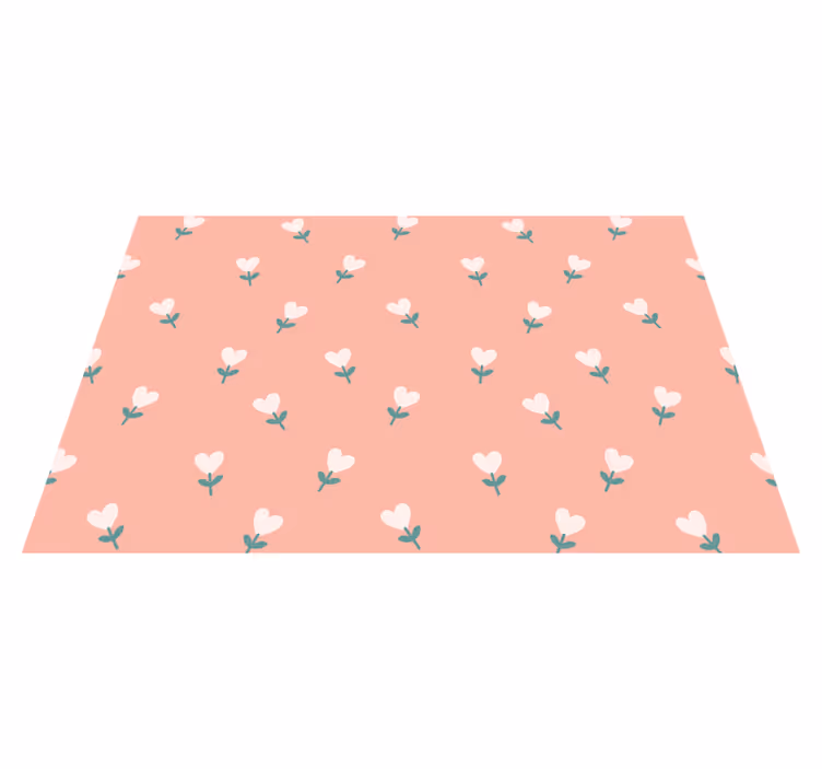 Original placemat charming floral design - TenStickers