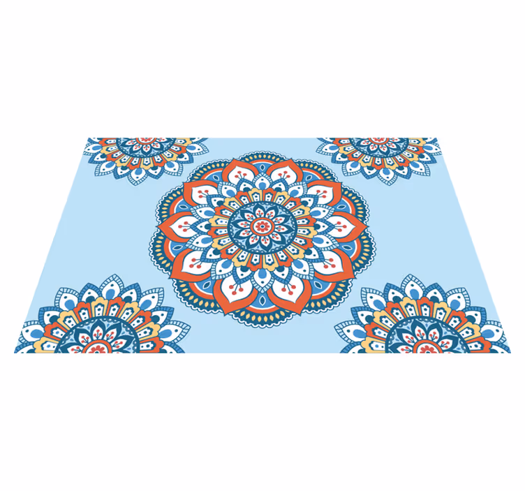 Original placemat with colorful mandala design - TenStickers