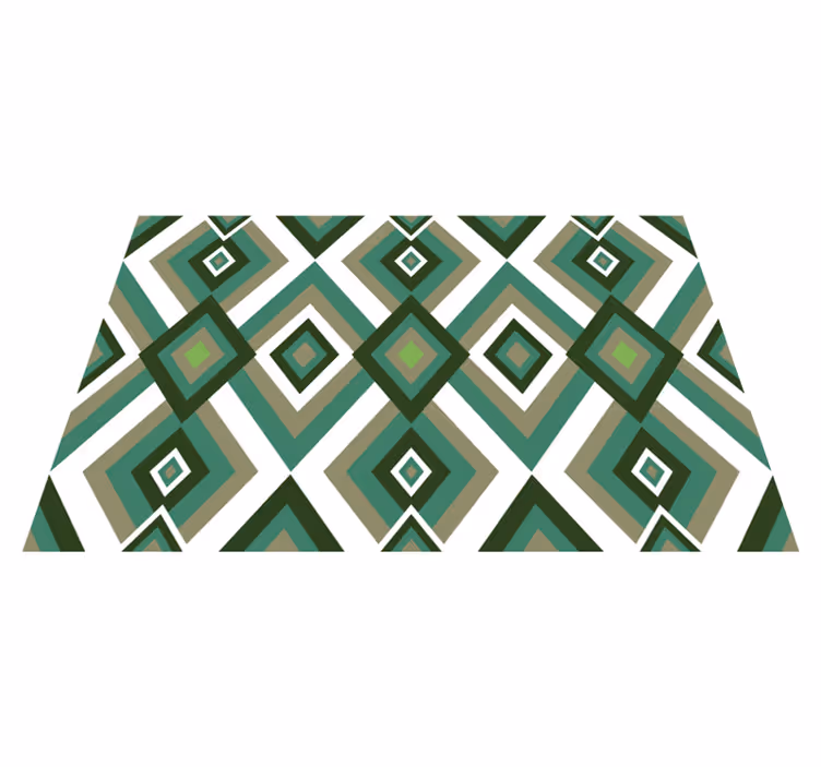 Modern placemat with geometric style design - TenStickers