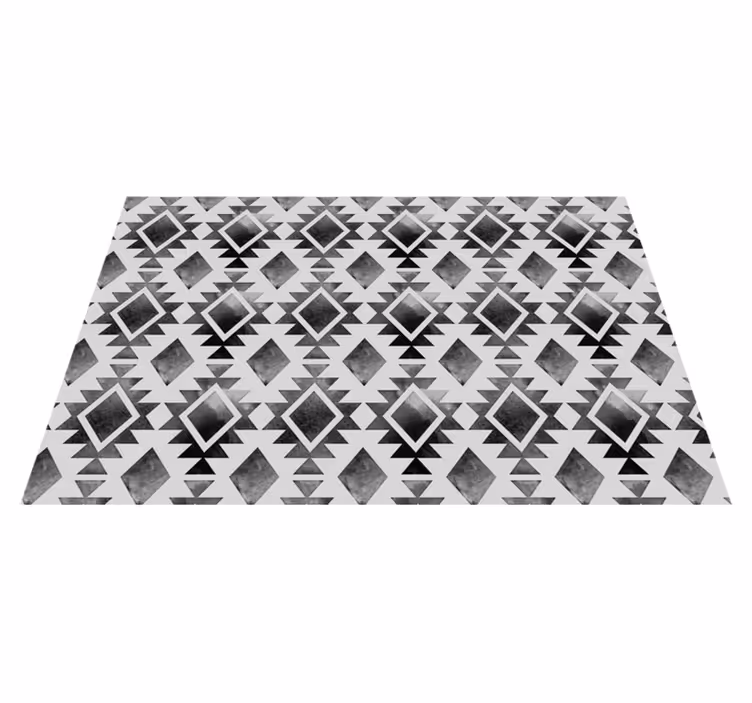 Placemat geometric monochrome design - TenStickers