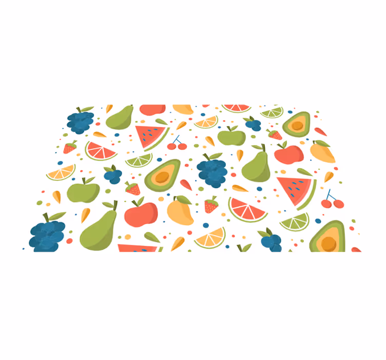 Cartoon fruit pattern original placemats - TenStickers