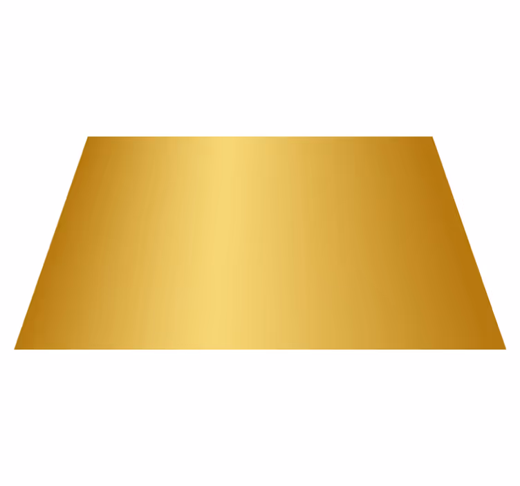 Gold metallic Vinyl placemats - TenStickers