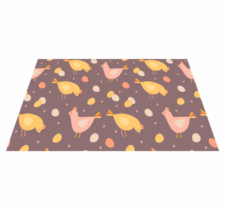 Children placemat with delightful bird design - TenStickers