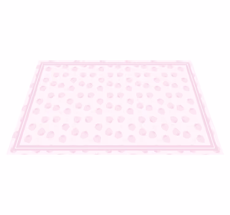 Children placemat strawberry pattern play area - TenStickers