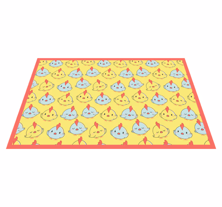 Children placemat with adorable chick design - TenStickers