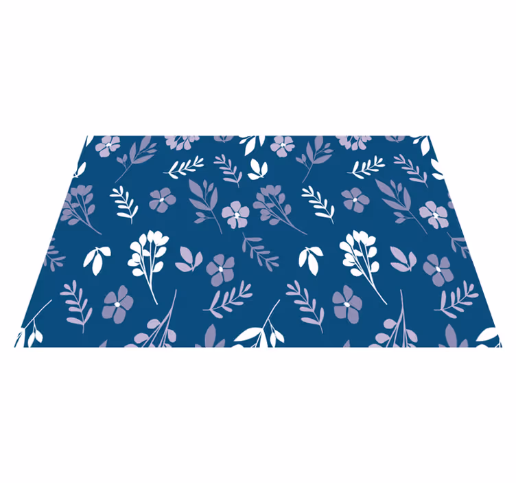 Placemat botanical floral design - TenStickers