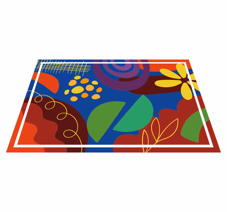 Original placemat with bold geometric designs - TenStickers
