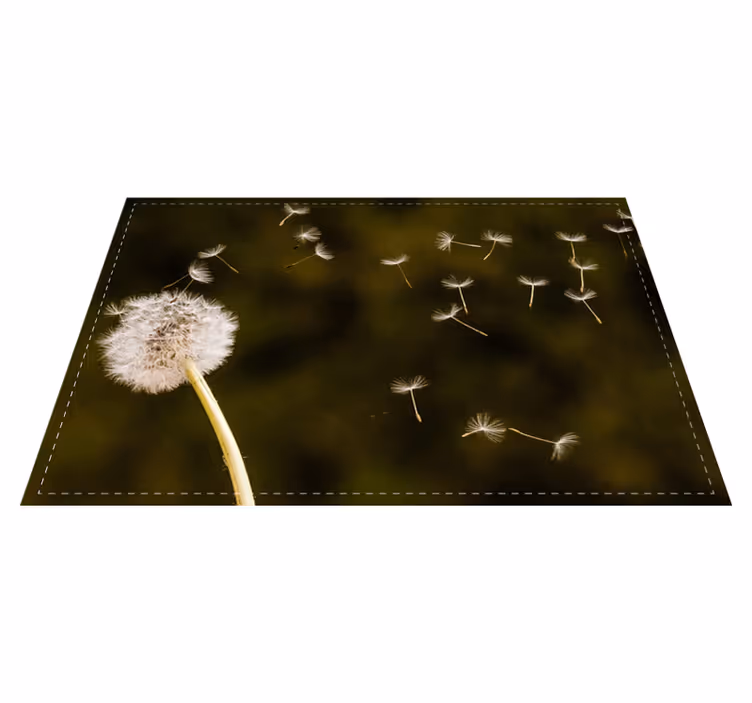 Original placemat dandelion seed fluff design - TenStickers