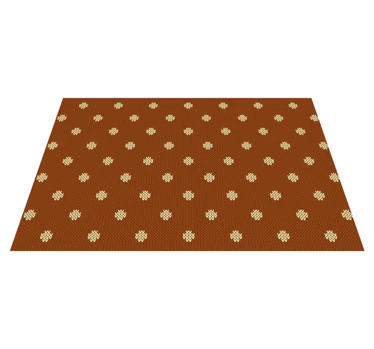 Textured dot pattern placemat - TenStickers